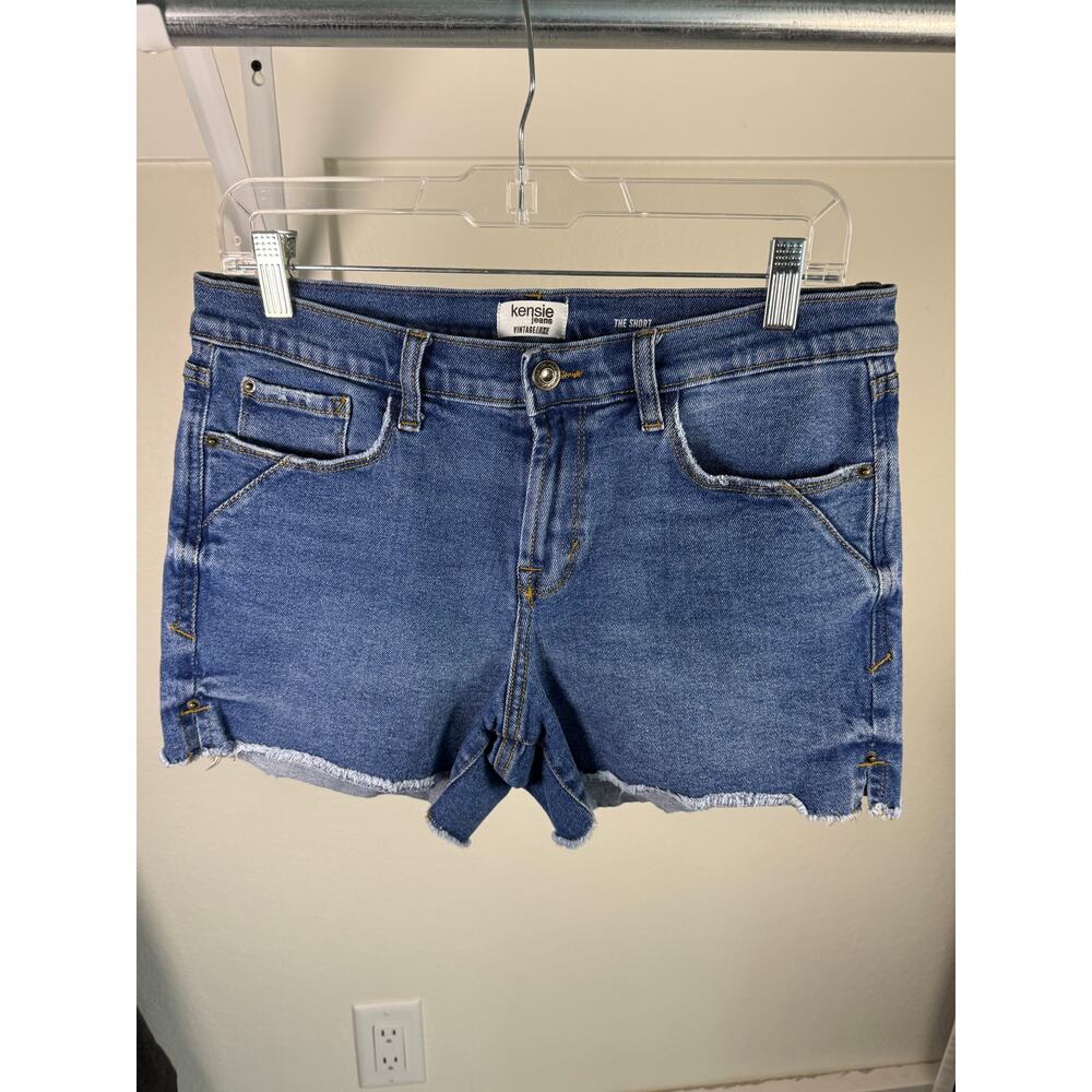 Kensie The Short Women's Denim‎ Cut Off 4" inseam Shorts Size 8 / 29